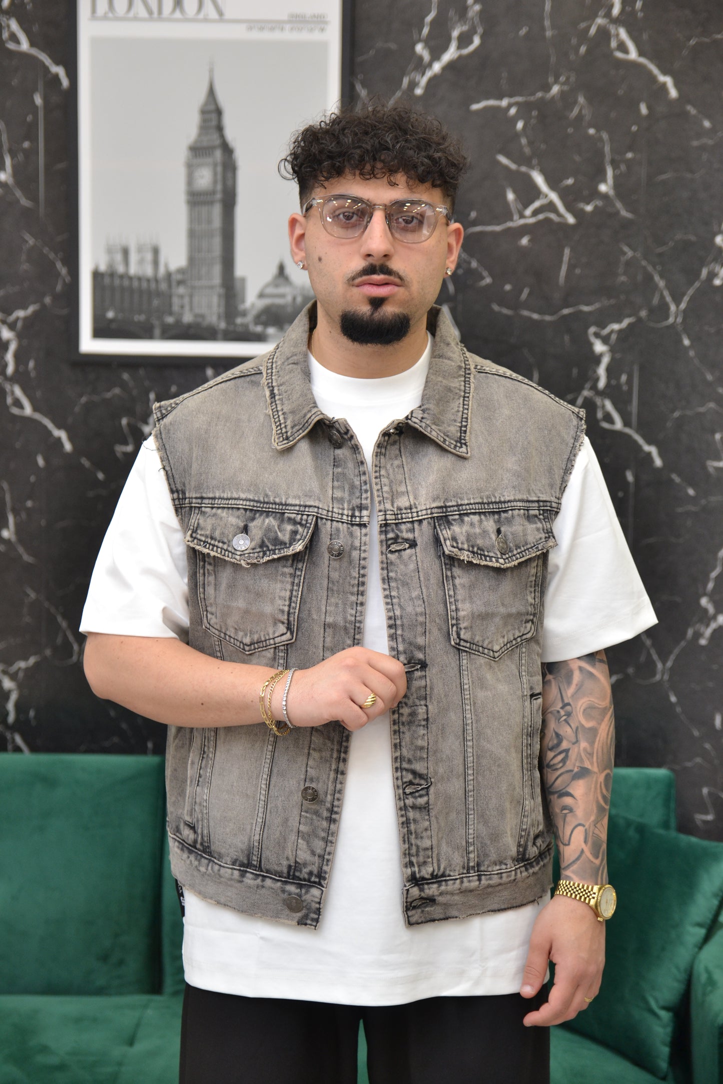 SMANICATO DENIM GREY