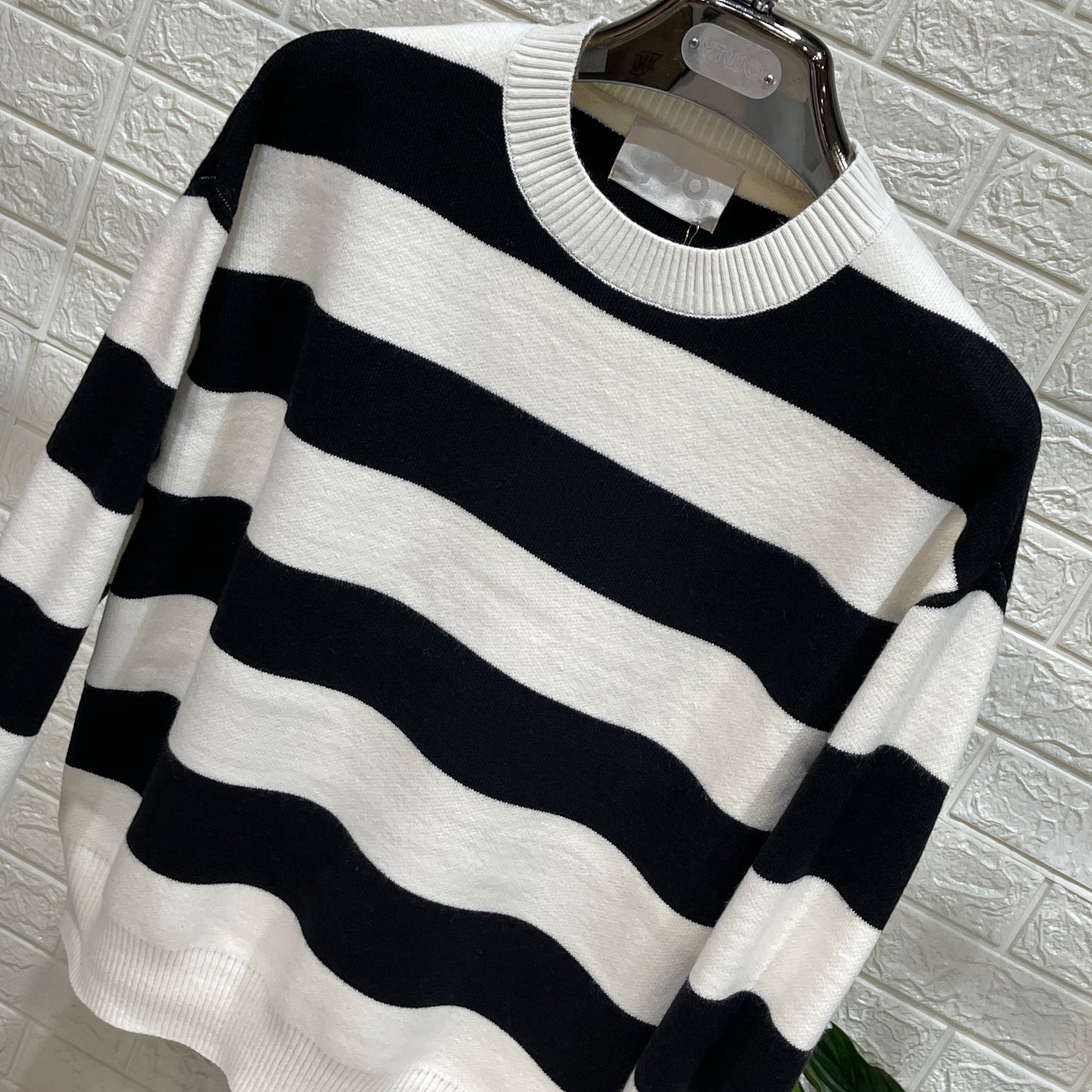 PULL MOD ZA*A RIGHE BLACK