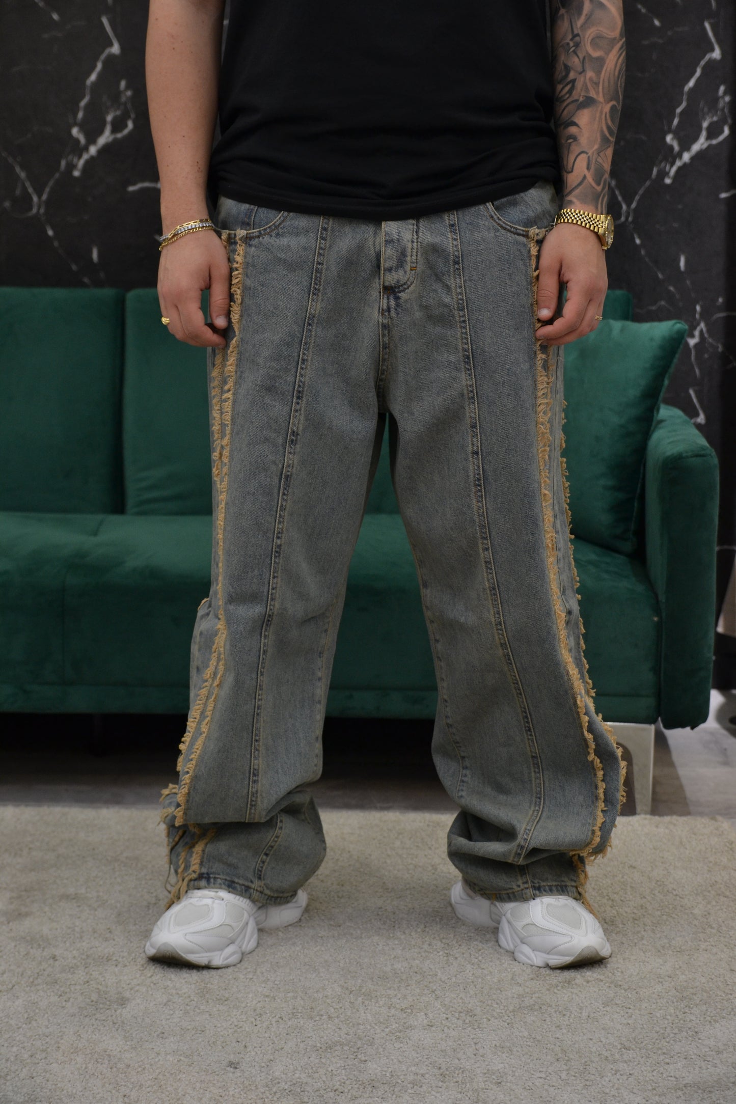 DENIM CIANOTIC SABBIATO SFRANG.