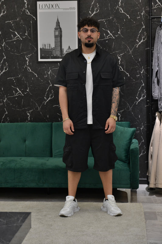 CORDSET CAMIC./BERM. CARGO BLACK