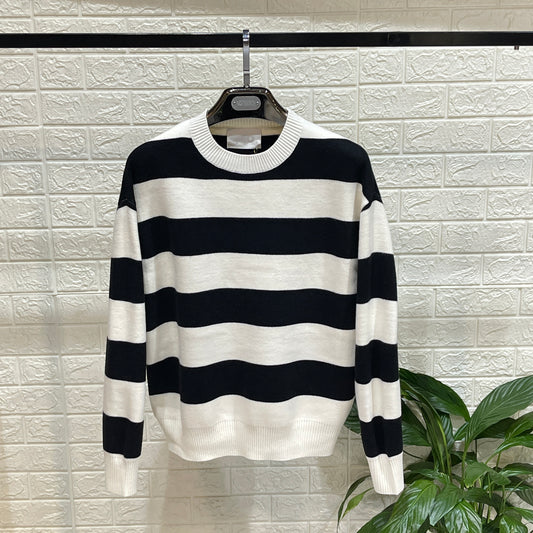 PULL MOD ZA*A RIGHE BLACK