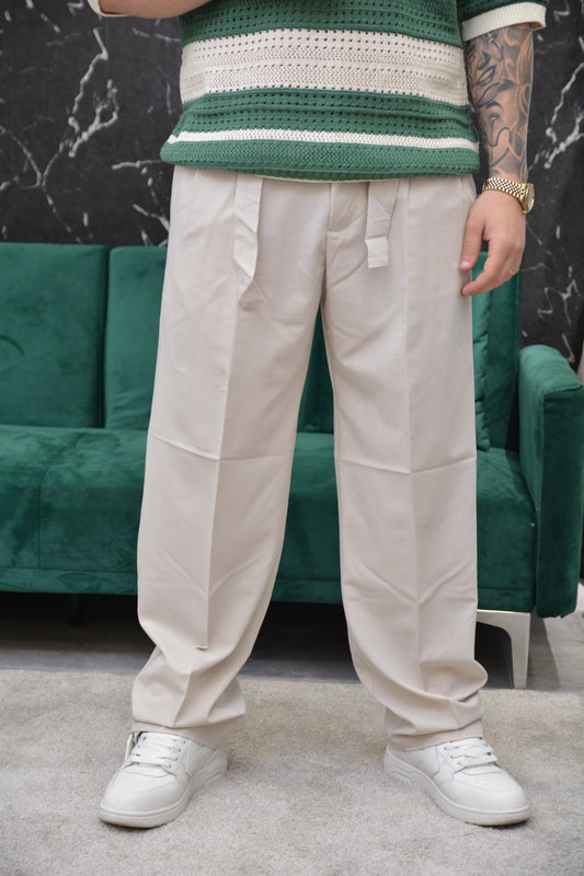 PANTS A FONDO LARGO BEIGE