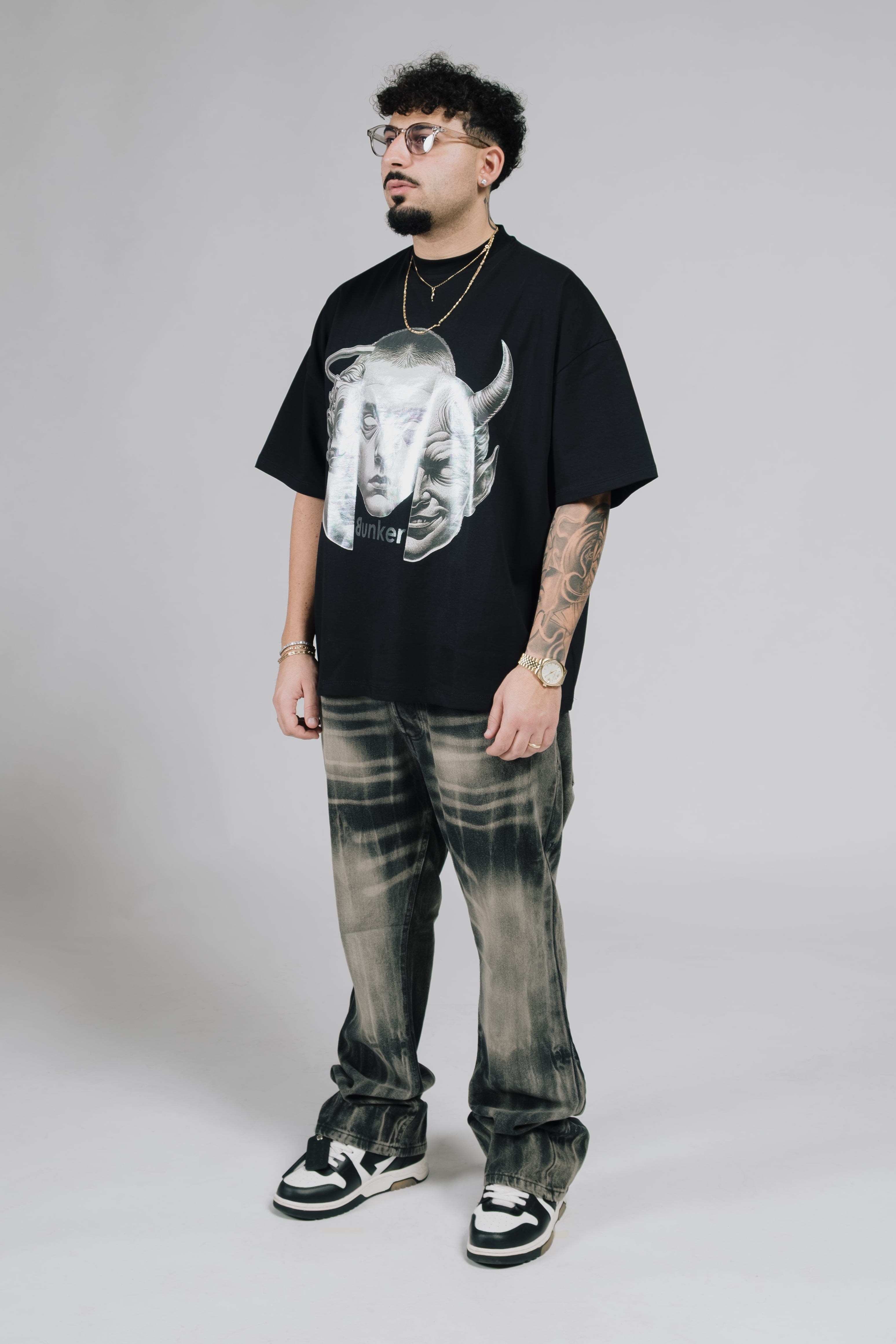 BAGGY DARK BROWN JEANS