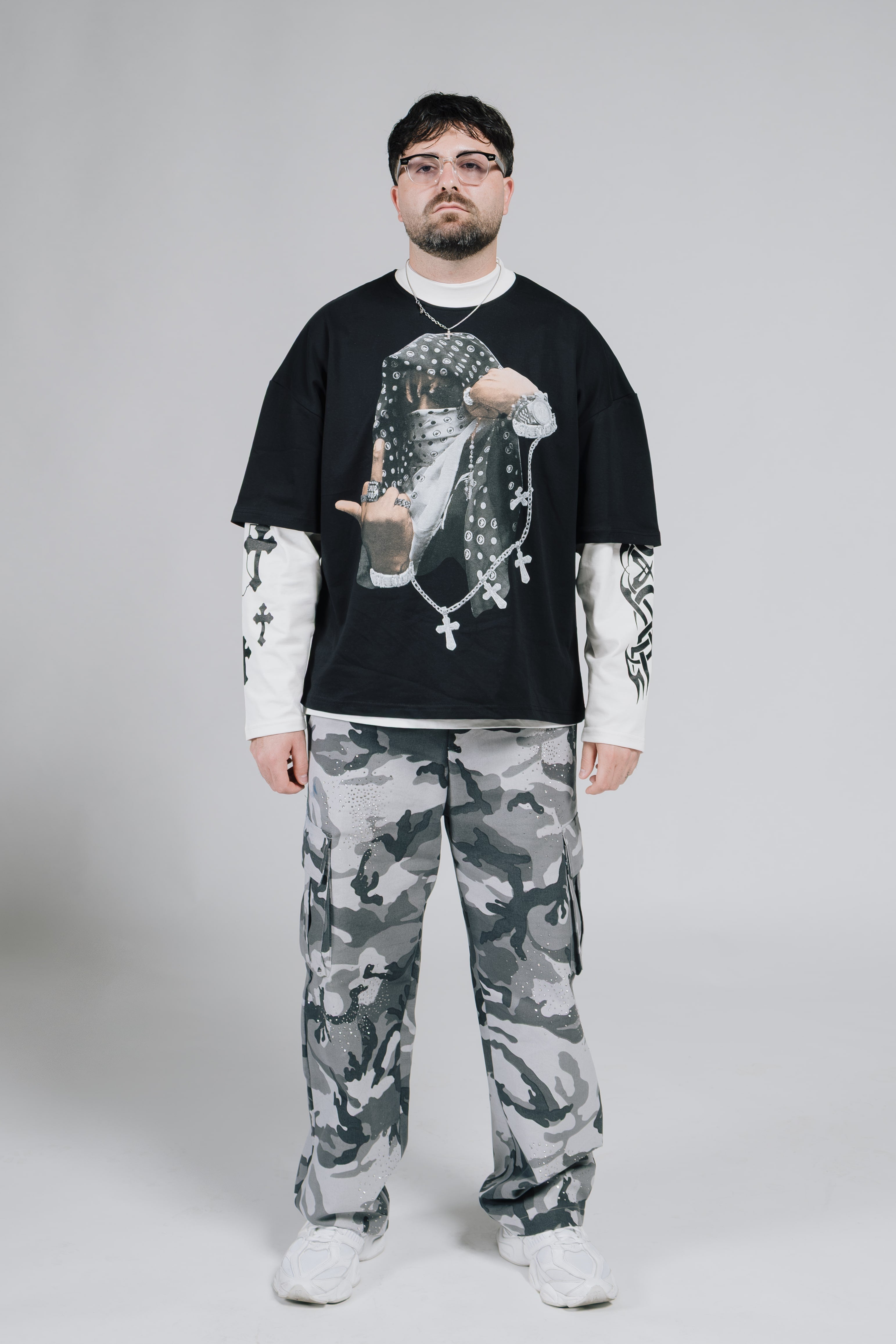 NORSY DOUBLE SLEEVE BLACK